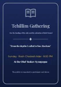 Tehillim notice