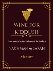 Wine label