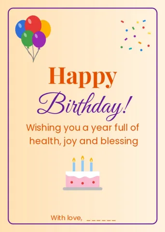 Birthday card