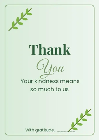 Thank-you card