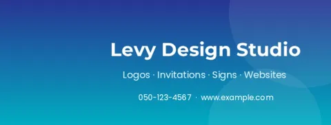 Facebook cover for a business