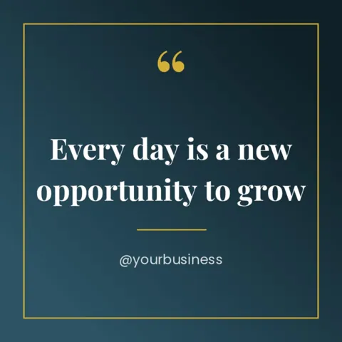 Quote post for social media